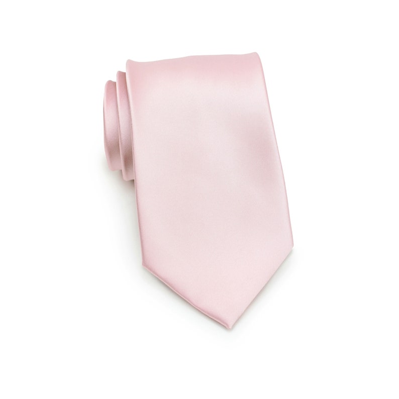 Blush Necktie | Men's Wedding Tie in Blush Pink (3.25" width)