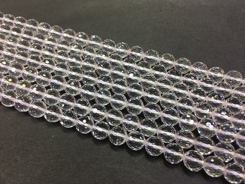 Natural Clear Crystal Quartz Faceted Round beads Fine Cut Loose Beads DIY Jewelry Making Design for Bracelet AAA Quality 6mm 8mm 10mm 12mm
Analyze listing