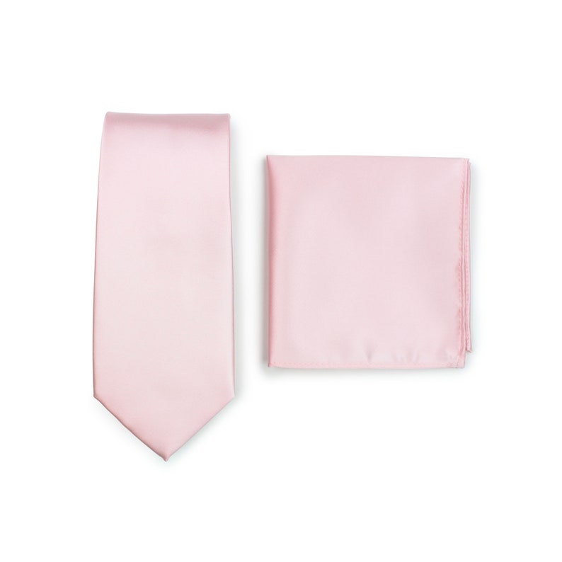 Blush Necktie | Men's Wedding Tie in Blush Pink (3.25" width)