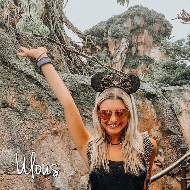 Animal Print Mickey Ears: Leopard, Zebra, Giraffe, or Tiger Bow