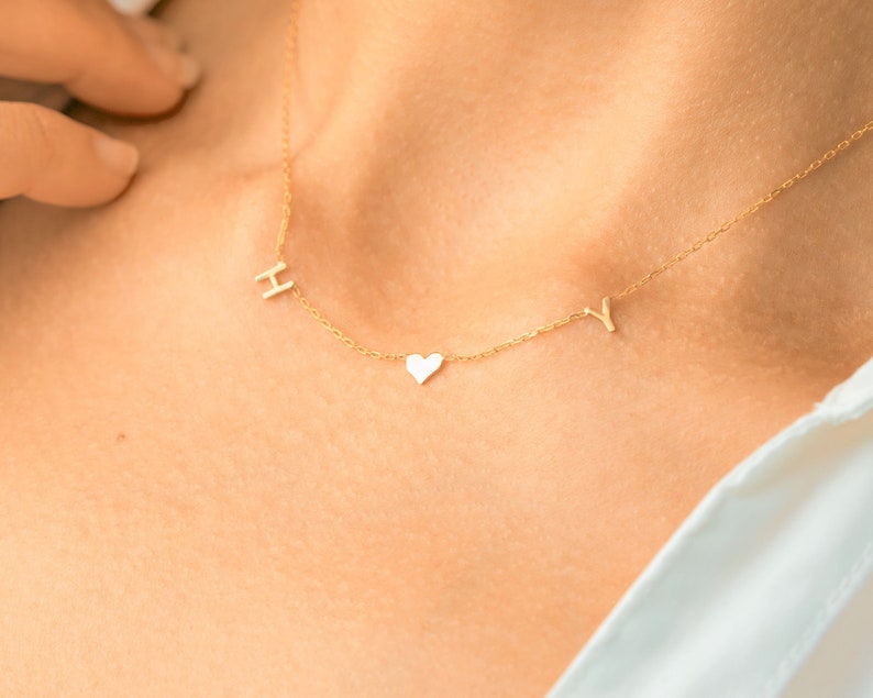Personalized Name Necklace - Initial Necklace - Letter Necklace - Custom Necklace - Wife Gifts - Gifts For Mom - Minimalist - Christmas Gift