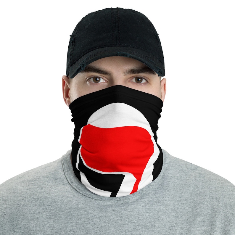 Antifascist Action - Antifa, Socialist, Leftist Face Mask