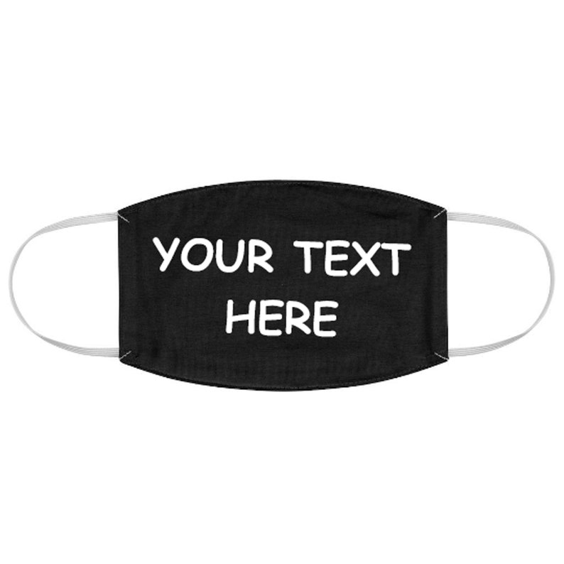 Custom Face Mask, Personalized Face Mask Washable & Reusable, Adult Face Mask Made in USA