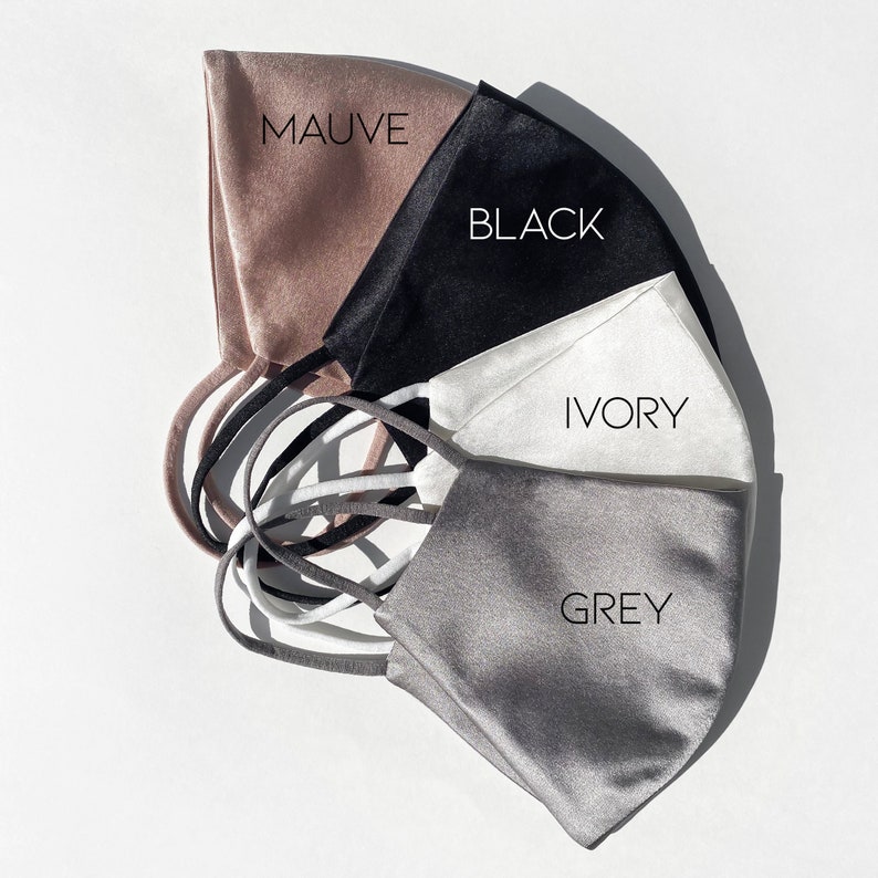 Silk Face Mask, 100% Grade A Silk, Soft Breathable Mask, Washable Fabric Mask, Double Layered Cloth Mask, Reusable Mask, Made In The USA