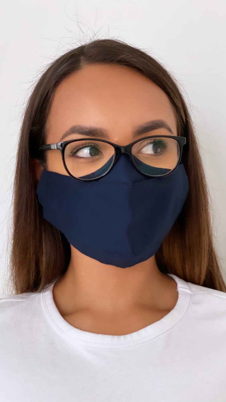 Best Face Mask For Glasses - Reusable Anti-fog Face Mask - 100% Cotton Protective Unisex Face Mask UK - Nose Wire For Glasses Wearers 2025