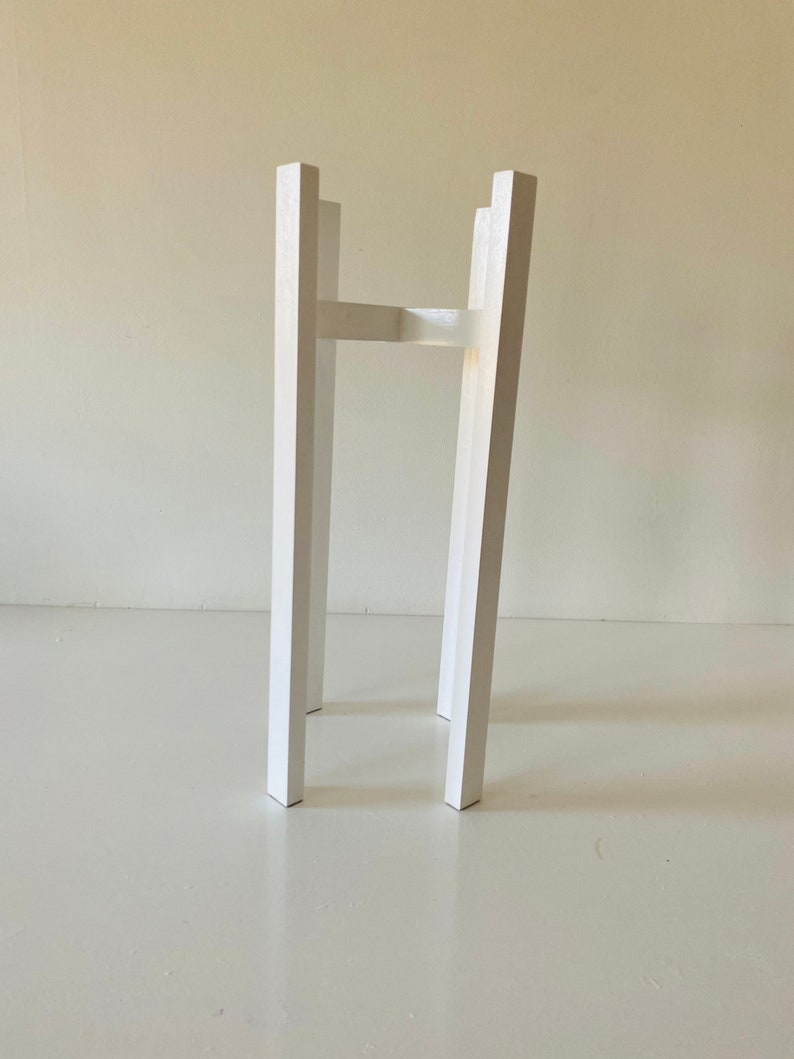 Handmade Solid Wood Plant Stand, Modern Home Decor, UK Made (50-70cm)
