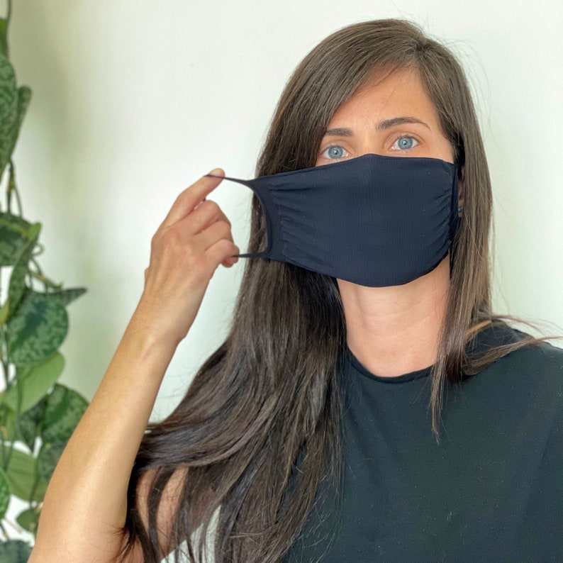 Face Mask - nylon spandex Mask - Washable Mask - Filter pocket - sport mask Mask - breath easy Mask- great for workout mask - MADE IN USA