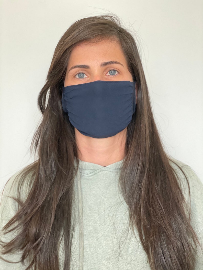 Face Mask, workout mask, mask for autism sensory, Filter pocket, gray black navy pink green sky blue Mask, Reusable Mask, - MADE IN USA