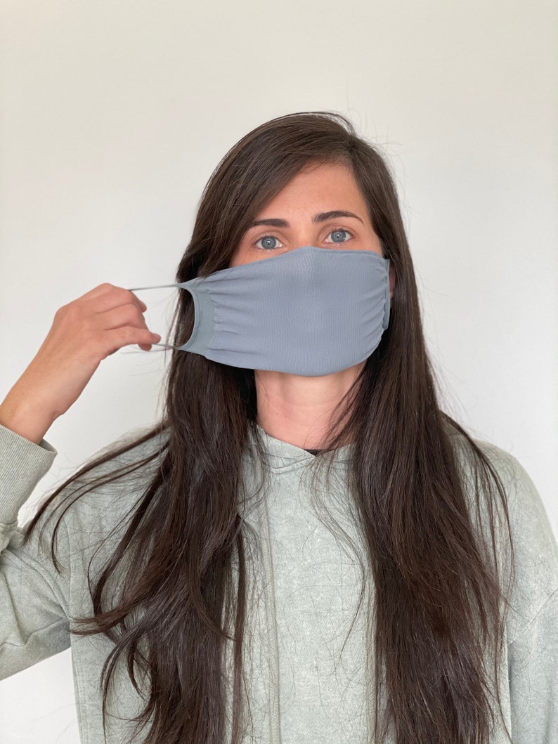 Face Mask, workout mask, mask for autism sensory, Filter pocket, gray black navy pink green sky blue Mask, Reusable Mask, - MADE IN USA