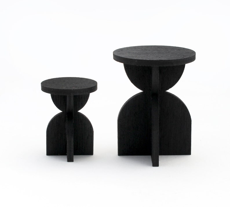 HERA Stool / Side Table (2 sizes) - Modern Miniature Furniture

