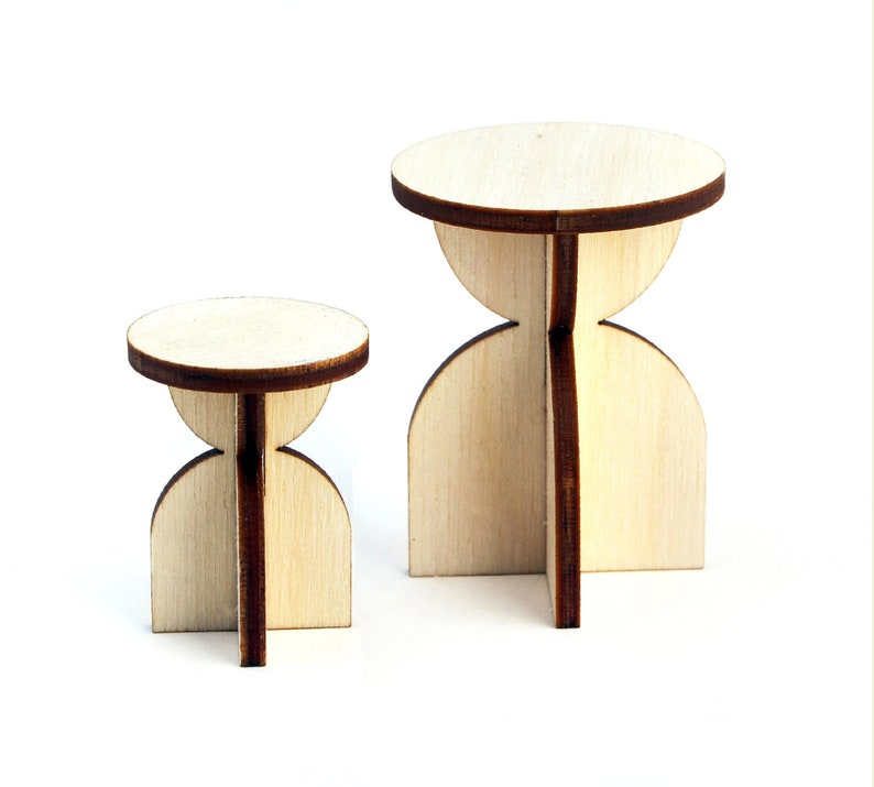 HERA Stool / Side Table (2 sizes) - Modern Miniature Furniture
Analyze listing