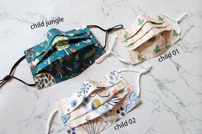 Face Mask, Mask Nose wire Filter Pocket, Washable Mask, Durable Mask with Pocket/Filter Insert, Fashion Mask, Reusable Mask, Cotton Mask