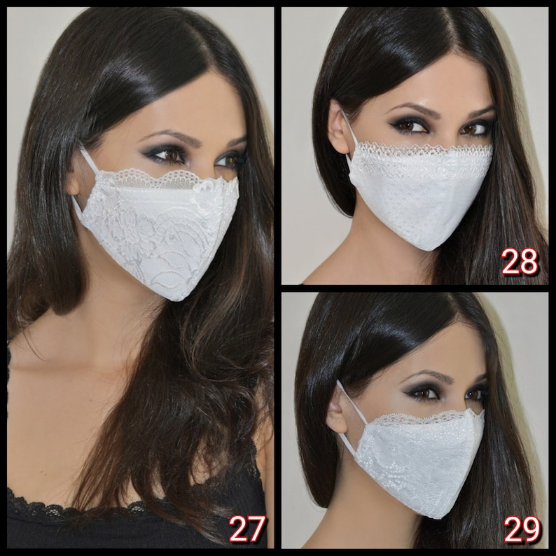 Lace Face Mask / Designer Face Mask / Cotton Face Mask / Wedding Face Mask / Fashion Face Mask / Washable Face Mask / Reusable Face Mask