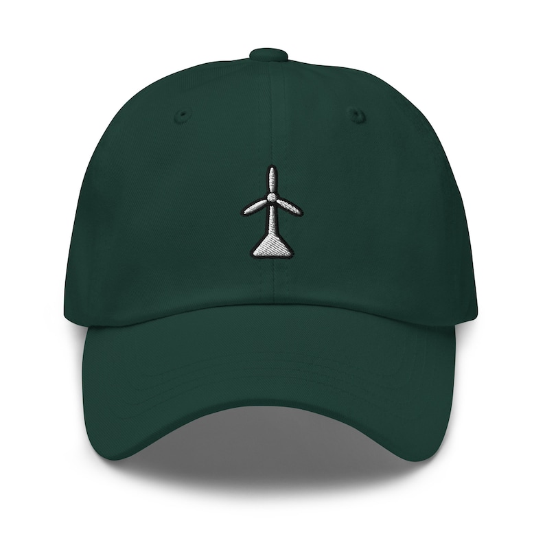 Windmill Embroidered Dad Hat: Chino Cotton Twill Baseball Cap
Analyze listing