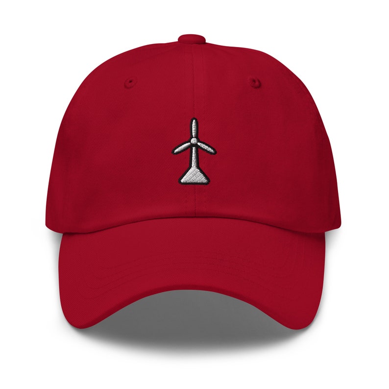 Windmill Embroidered Dad Hat: Chino Cotton Twill Baseball Cap
Analyze listing