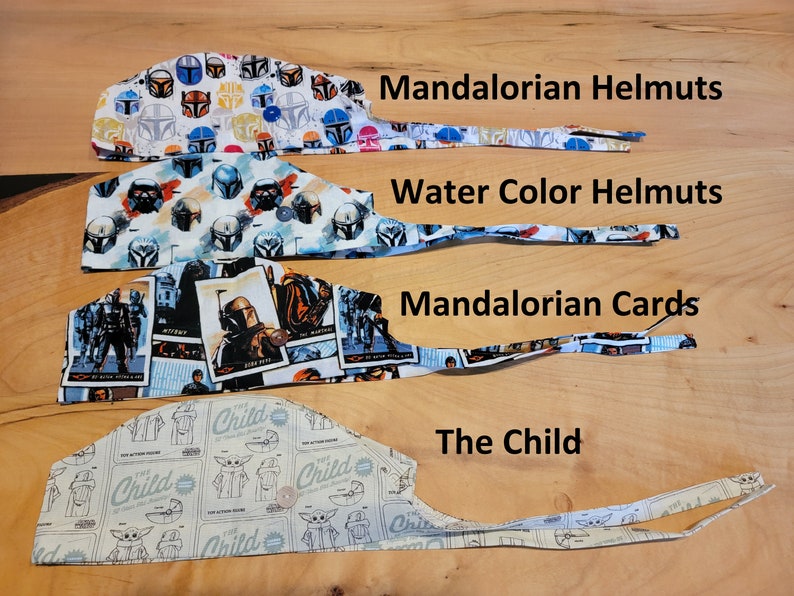 Baby Yoda Grogu Mandalorian Star Wars Marvel DC Comics Scrub Cap with Buttons Surgical Caps
Analyze listing