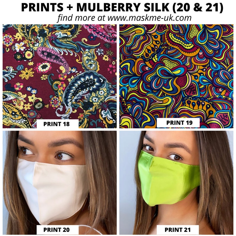 Best Face Mask For Glasses - Reusable Anti-fog Face Mask - 100% Cotton Protective Unisex Face Mask UK - Nose Wire For Glasses Wearers 2025