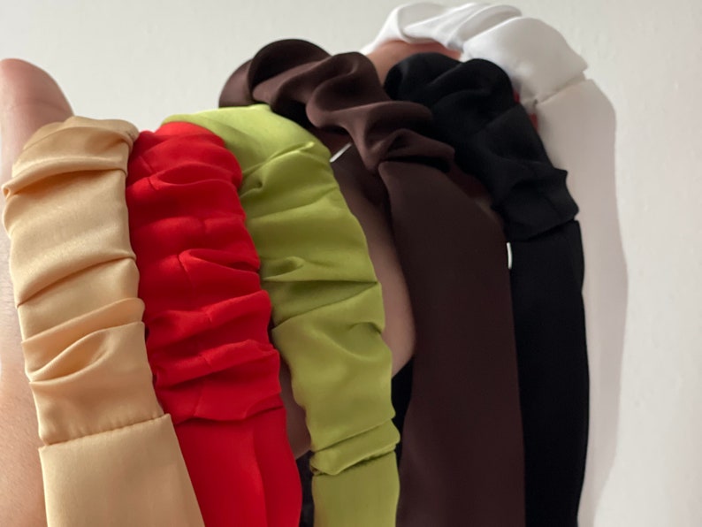 Silk Headband, Wide Hairband, Hair accessories for women, Yoga headband, Stylish Hairbands, Headband Trend,IT Girl Hairstyle