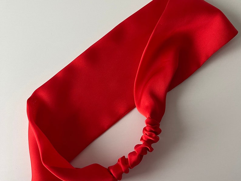 Silk Headband, Wide Hairband, Hair accessories for women, Yoga headband, Stylish Hairbands, Headband Trend,IT Girl Hairstyle