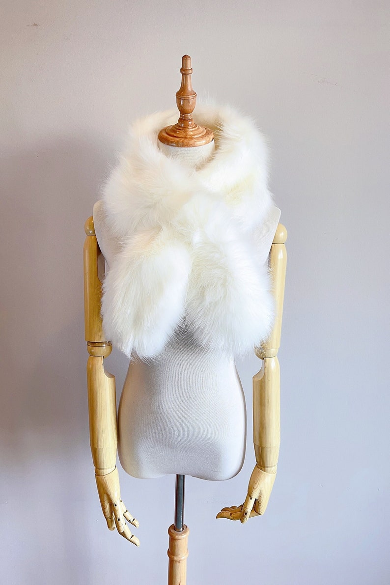 Red Faux Fur Scarf / Fur Scarf / Bridesmaid Gifts / Christmas Red Scarf / Red Faux Fur/ Holiday Season