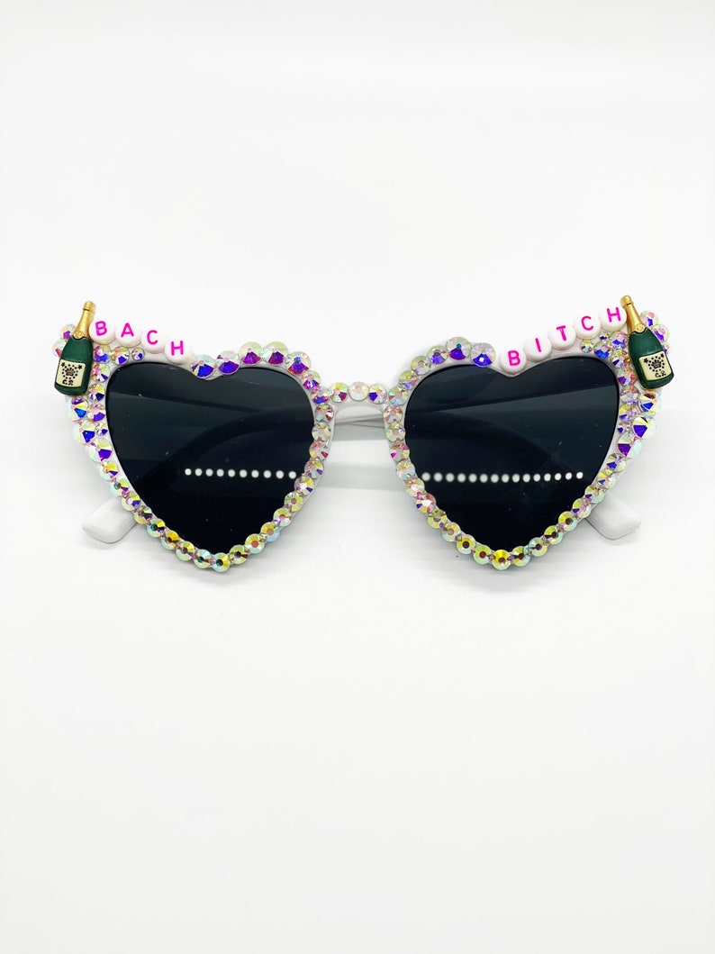 Bride bachelorette party sunglasses| customized| personalized bridal| rhinestone wedding accessories