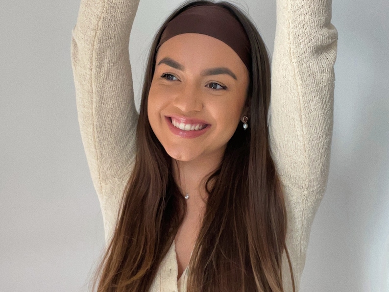 Silk Headband, Wide Hairband, Hair accessories for women, Yoga headband, Stylish Hairbands, Headband Trend,IT Girl Hairstyle