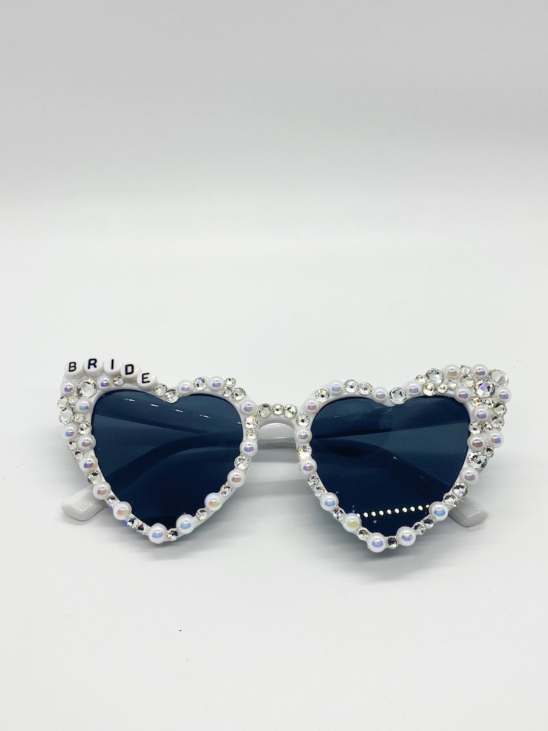 Bride bachelorette party sunglasses| customized| personalized bridal| rhinestone wedding accessories