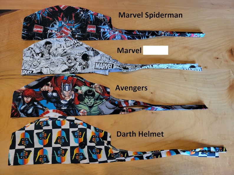 Baby Yoda Grogu Mandalorian Star Wars Marvel DC Comics Scrub Cap with Buttons Surgical Caps
Analyze listing