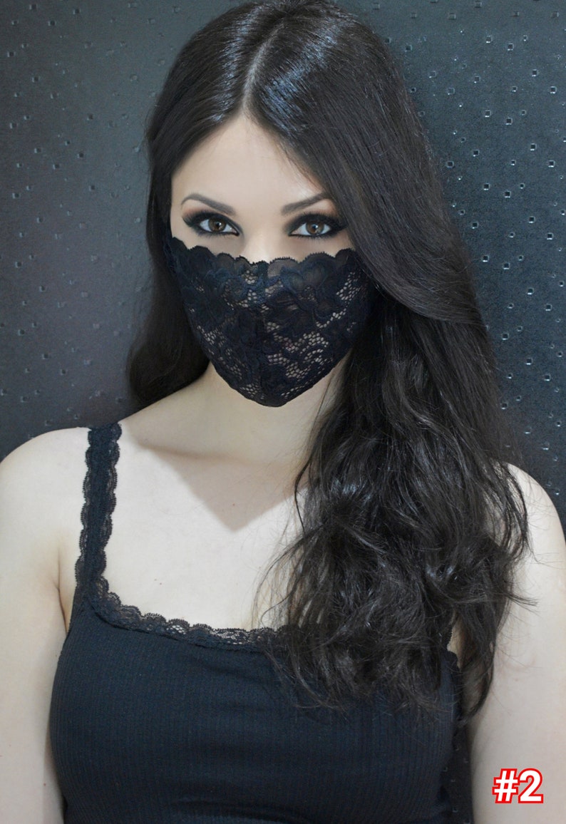Single Layer Lace Mask/ Breathable Face Mask/Thin Mask/Sheer Lace Mask/Airy Mask/Light Face Mask/Mesh Face Covering/Lightweight Cooling Mask