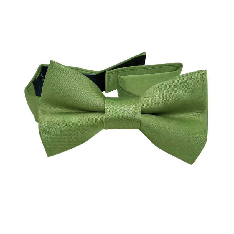 Dark Sage Green Wedding Tie , Men's Satin Pocket Square, Dark Sage Green Bow tie, Dark Sage Green Kids Bow tie,Wedding Gift