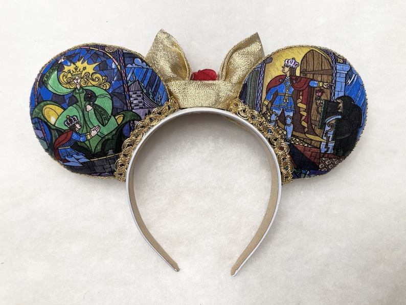 Beauty & The Beast Mouse Ears, Belle Ears, Mouse Ears, Belle, Beast, Beauty and the Beast Disney Ears, Belle Disney Ears
