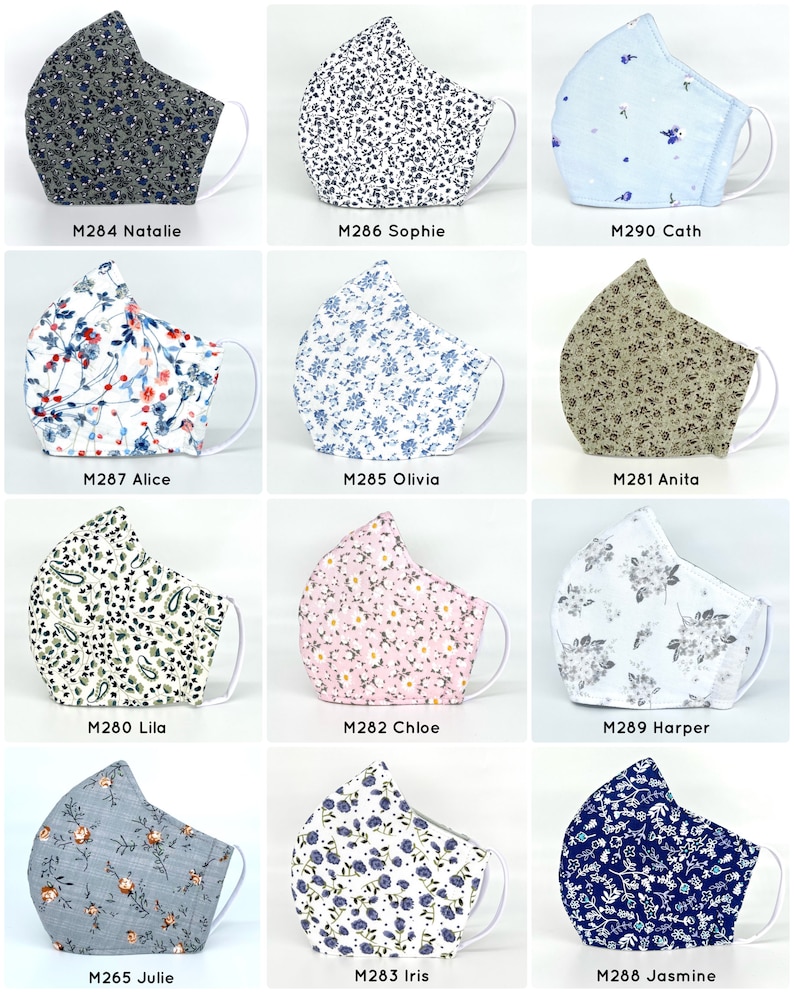 UK BREATHABLE Triple Layer Face Mask, Triple Layer Filter, Adjustable Soft Round Strap. Premium Fabric Cloth Face Mask. Washable Face Mask