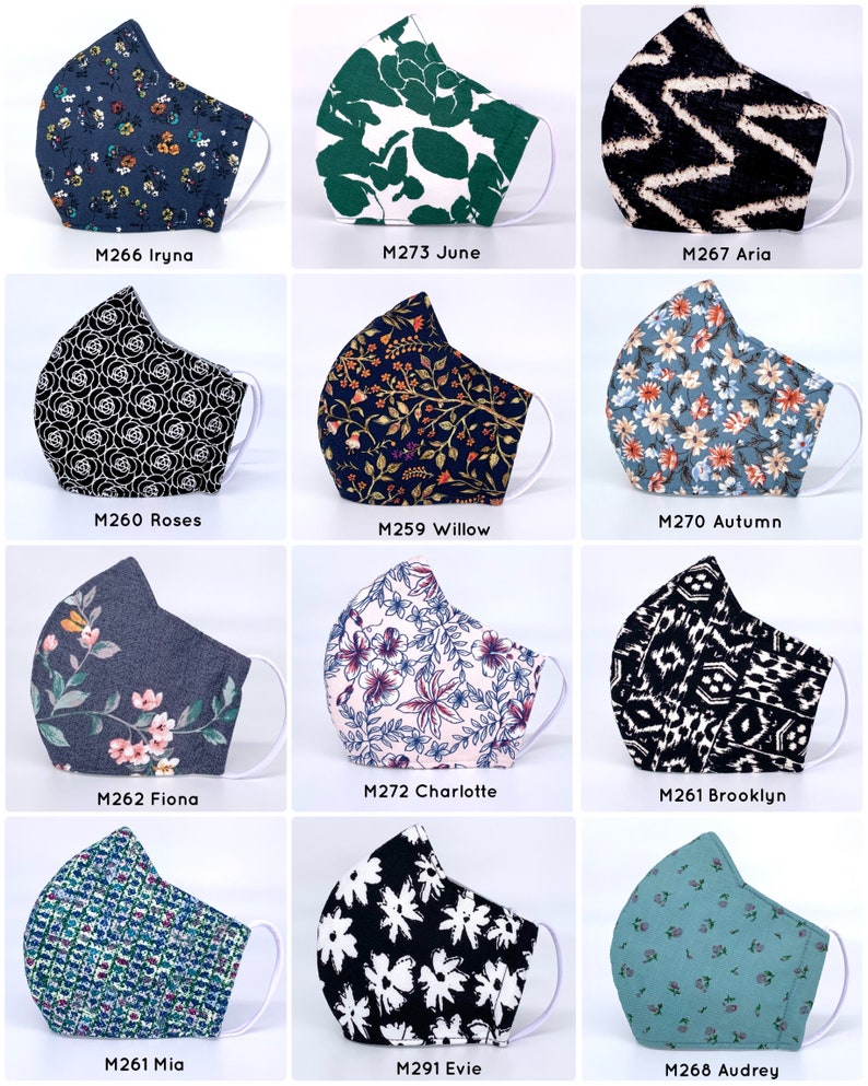 UK BREATHABLE Triple Layer Face Mask, Triple Layer Filter, Adjustable Soft Round Strap. Premium Fabric Cloth Face Mask. Washable Face Mask