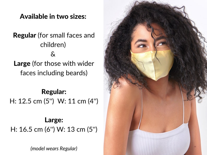 Face Mask, Soft Silk Face Covering, No Fogging Face Mask for Glasses, Wedding Face Mask, Sensitive Skin Face Covering, Washable Mask UK
