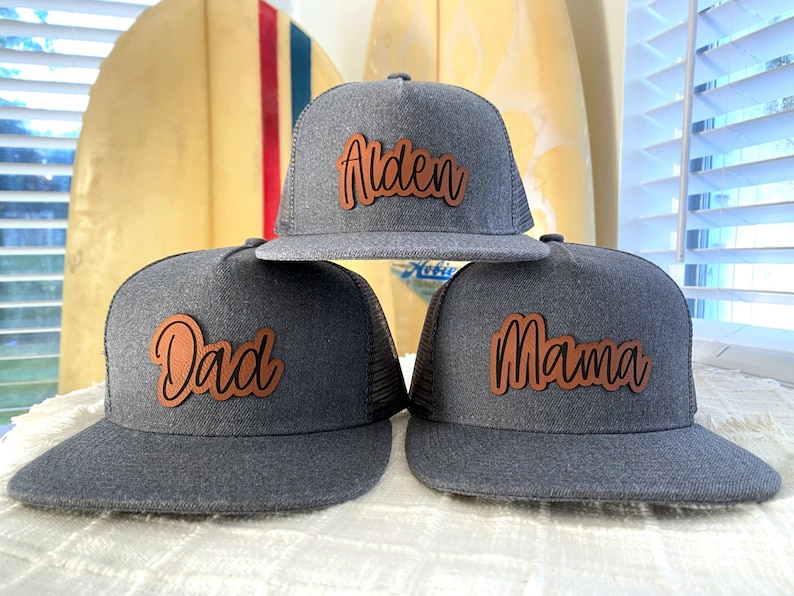 Personalized Leather Patch Snapback Hat: Custom Infant, Toddler, Youth
Analyze listing