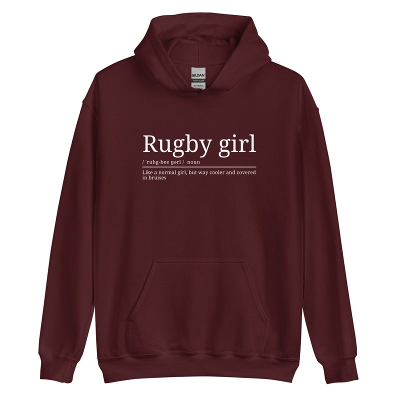 Rugby Girl Unisex Hoodie