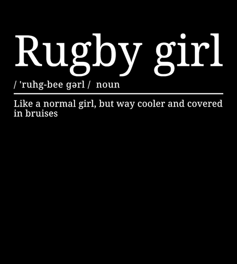 Rugby Girl Unisex Hoodie