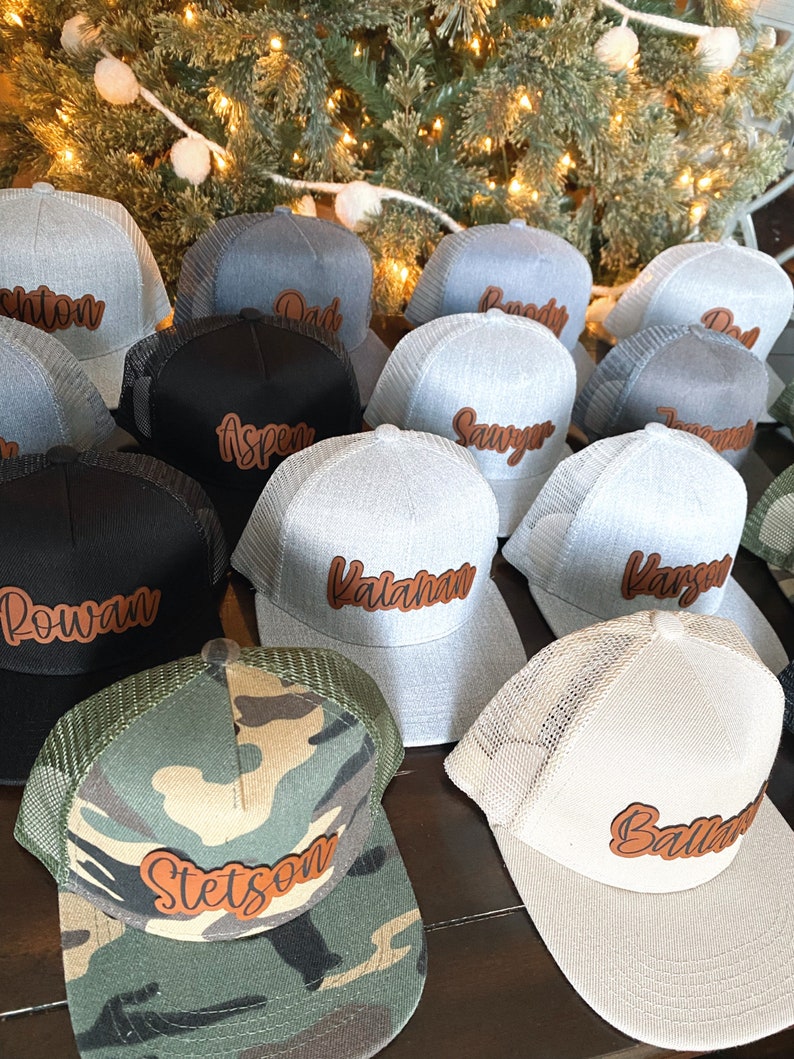 Personalized Leather Patch Snapback Hat: Custom Infant, Toddler, Youth
Analyze listing