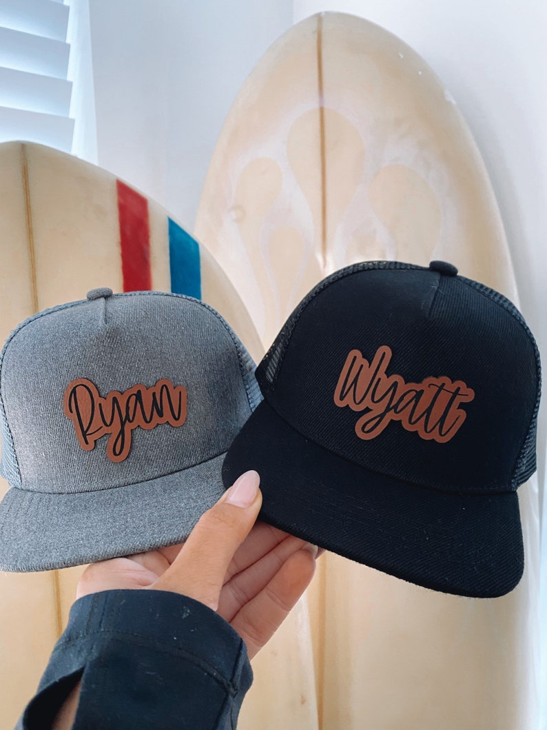 Personalized Leather Patch Snapback Hat: Custom Infant, Toddler, Youth
Analyze listing