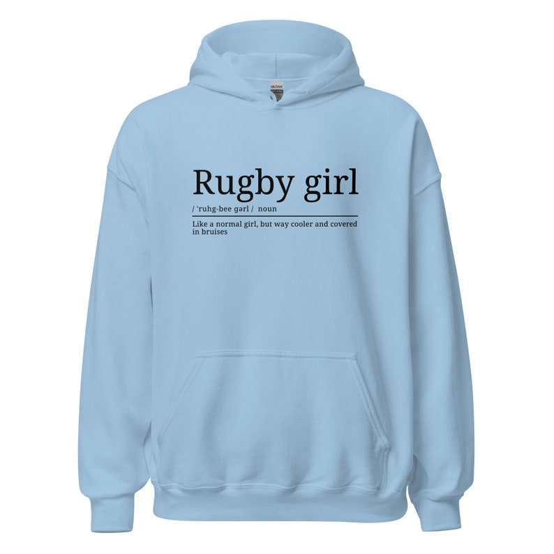 Rugby Girl Unisex Hoodie