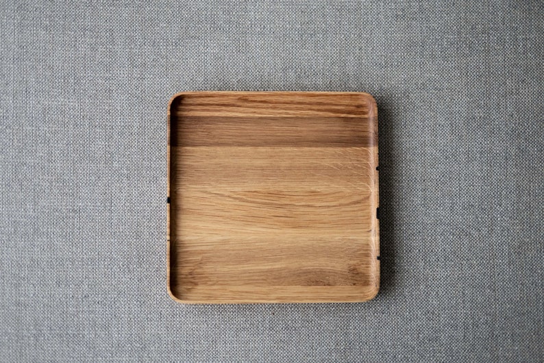 Solid White Oak MØD Desk Tray: Modular Valet/Jewelry Tray
