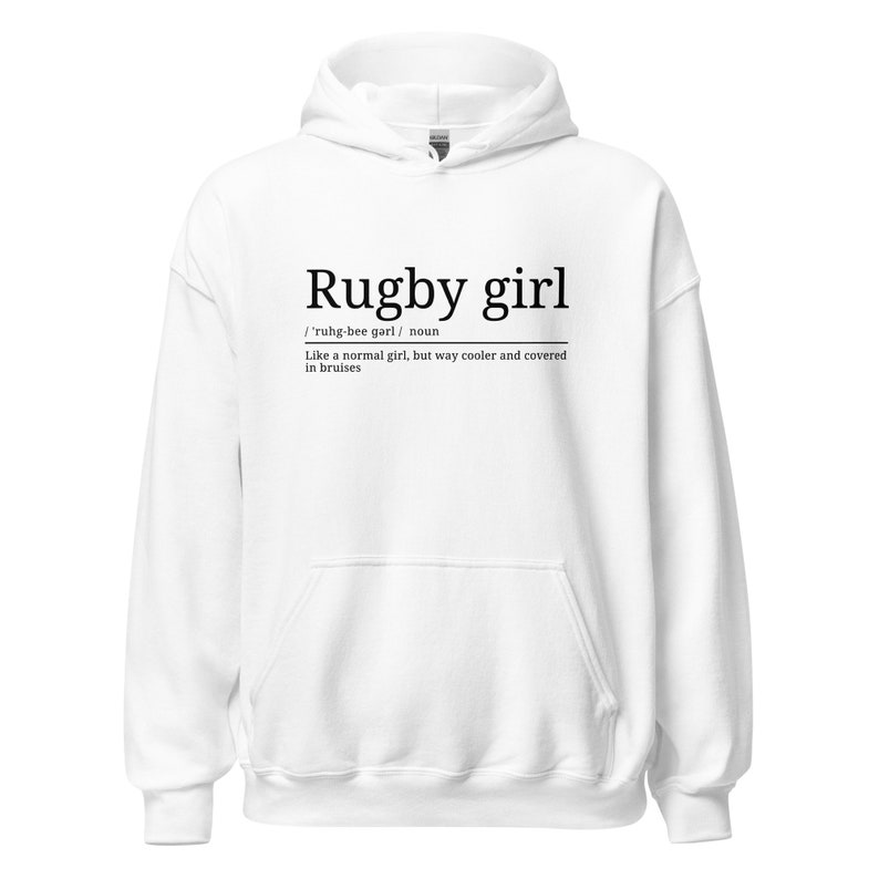 Rugby Girl Unisex Hoodie