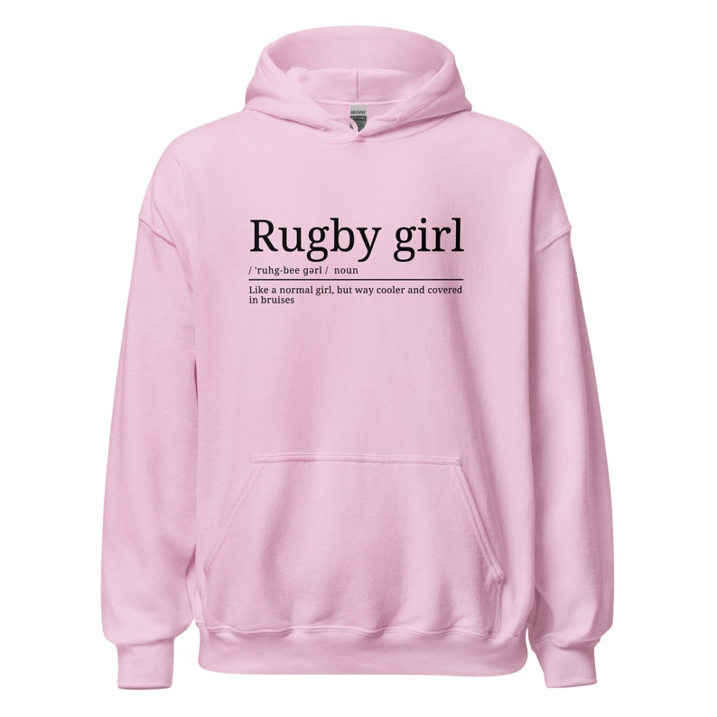 Rugby Girl Unisex Hoodie