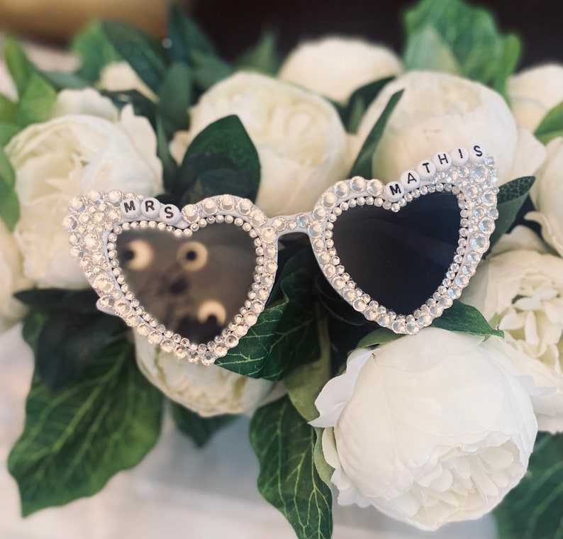 Bride bachelorette party sunglasses| customized| personalized bridal| rhinestone wedding accessories