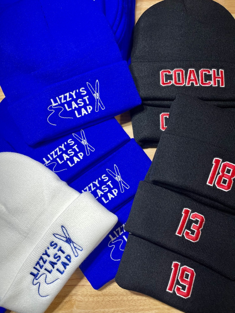 Custom Embroidered Beanies Hats personalized Sports Gifts Adult Kid
Analyze listing