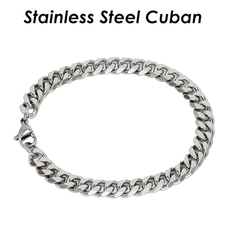 Stainless Steel Cuban Chain Necklace for Men or Women , Cuban Link Chain Curb Necklace, Cuban Link Bracelet, Curb Chain Bracelet
Analyze listing