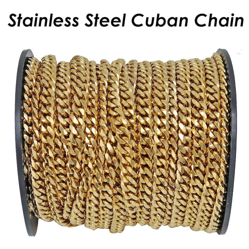 Stainless Steel Cuban Chain Necklace for Men or Women , Cuban Link Chain Curb Necklace, Cuban Link Bracelet, Curb Chain Bracelet
Analyze listing