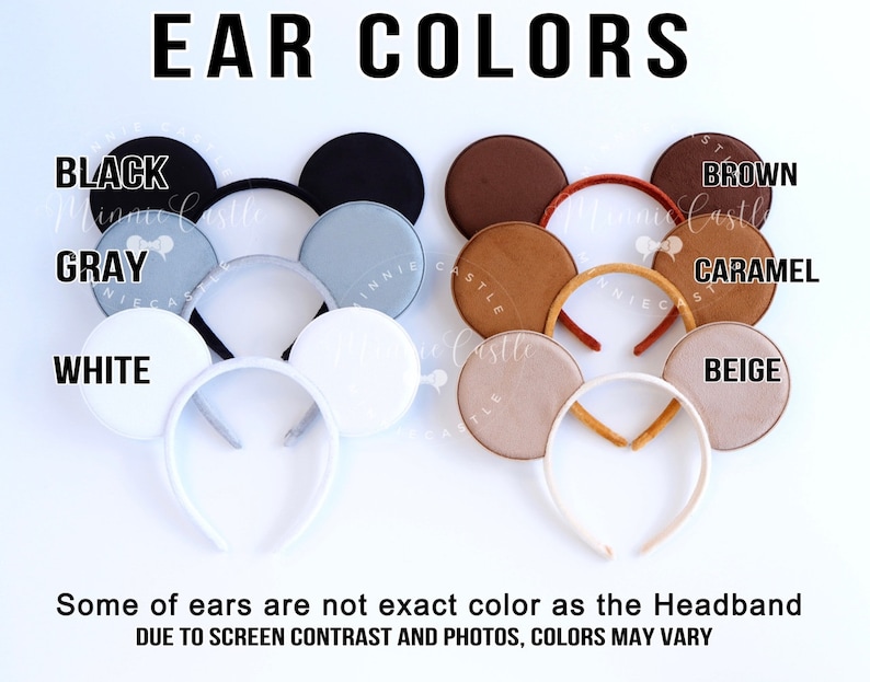 Beige Mickey Ears, Mickey Ears, Gold Minnie Charm Mouse Ears, Minnie Ears, Velvet Mouse Ears, Beige and Gold Minnie Ears, Mickey Ears gifts