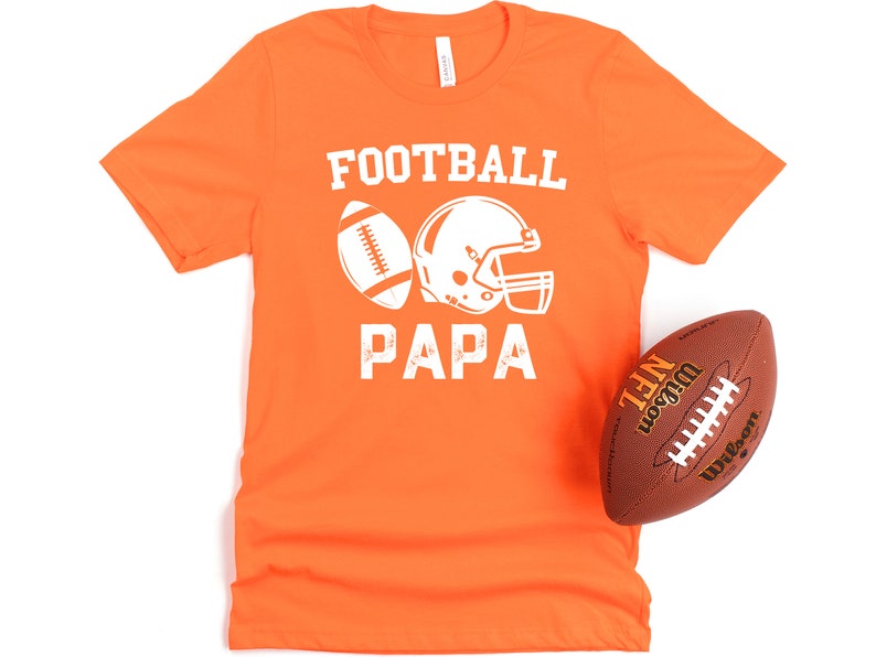 Football Papa, Grandparent, Football Grandpa Shirt, Game Day, Personalized Football Gift for Papa