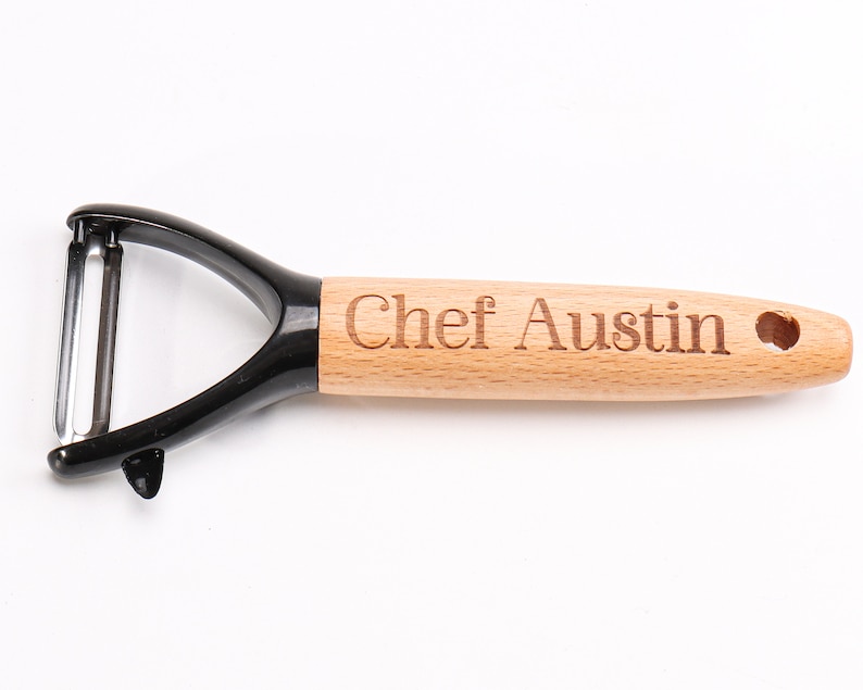 Personalized Engraved Vegetable Peeler, Custom Peeler, Potato Peeler - Veggie Peeler,Fruit Peeler, Melon Baller, Vegetables Chef Baking Gift
